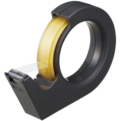 ﾃｰﾌﾟｶｯﾀｰ ｶﾙｶｯﾄ(ﾊﾝﾃﾞｨﾀｲﾌﾟ) 大巻 18mm×35m ﾌﾞﾗｯｸ 1ｾｯﾄ(5個)