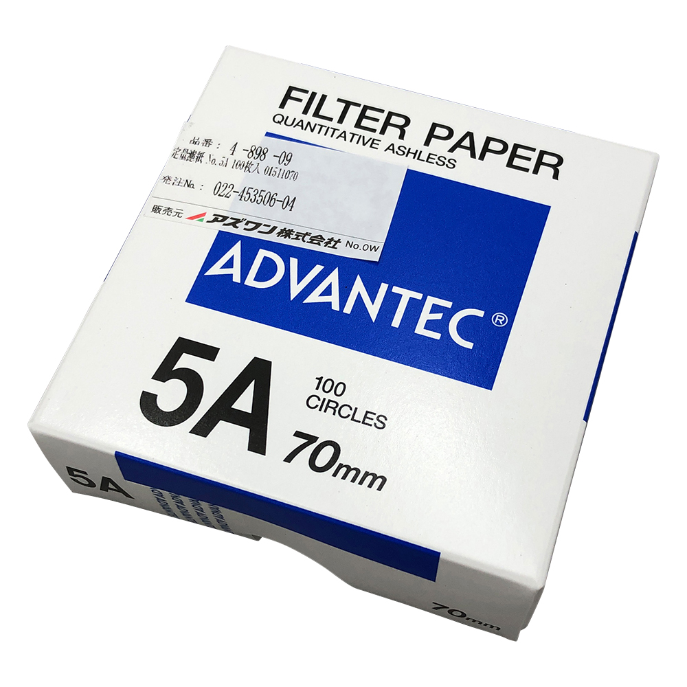 定量濾紙　No.5A　100枚入画像