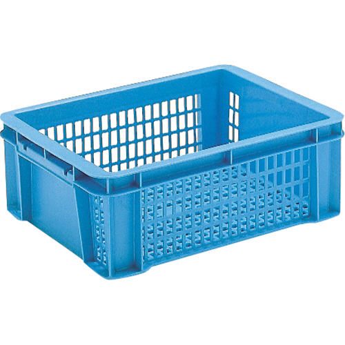 ﾘｽ ST型ﾒｯｼｭｺﾝﾃﾅ ﾌﾞﾙｰ 1個