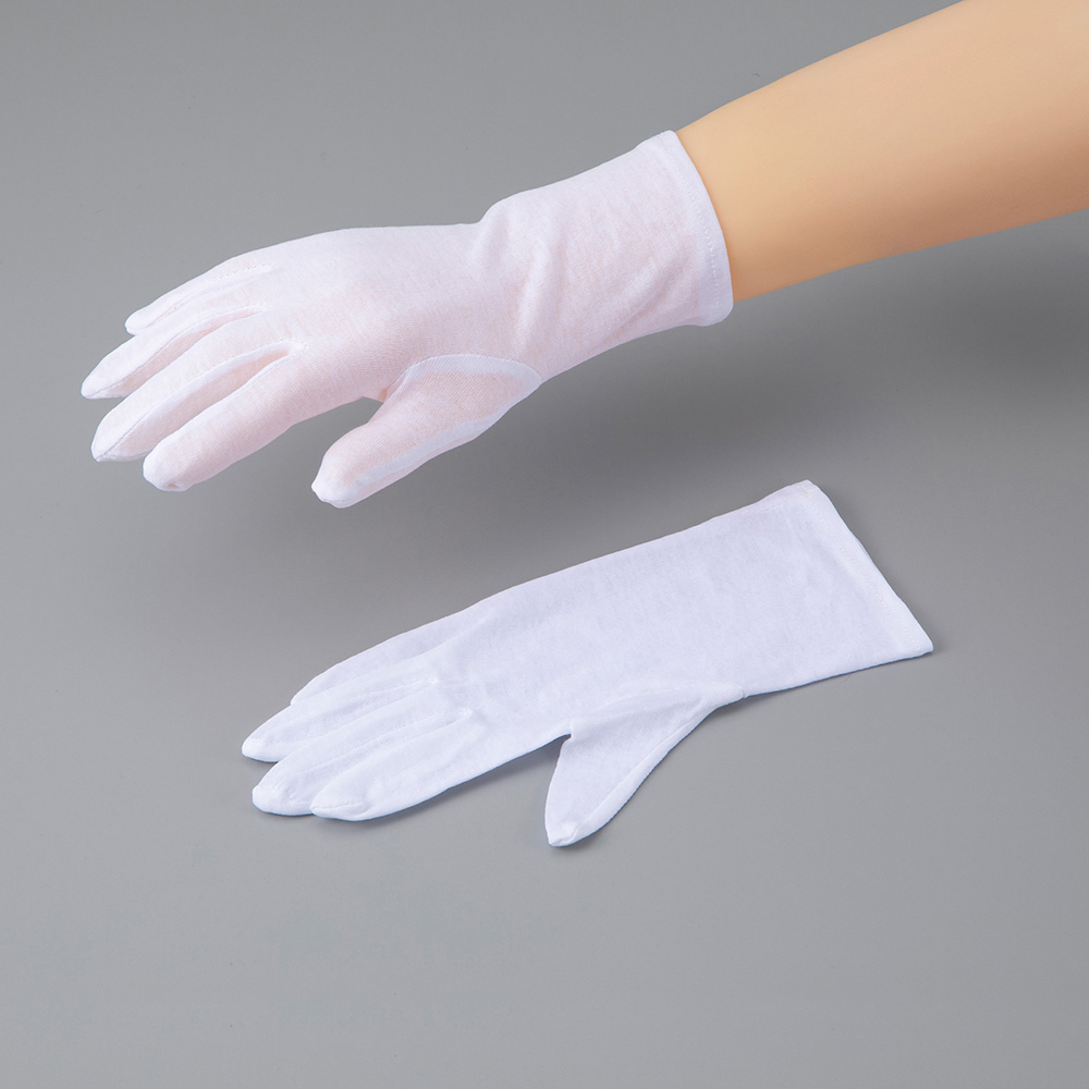 綿コットンインナー手袋 S 12双入