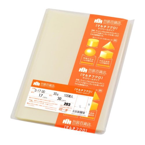 テープ無 OPP袋 32-7065 マルチフクロ S-17-30 100枚入 ササガワ画像