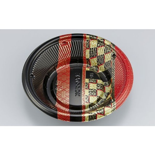 シーピー化成 どんぶり容器 BF丸丼19L 越後赤 本体画像