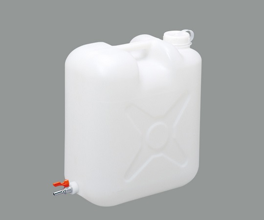 扁平缶　正角　広口　ボールコック付　20L
