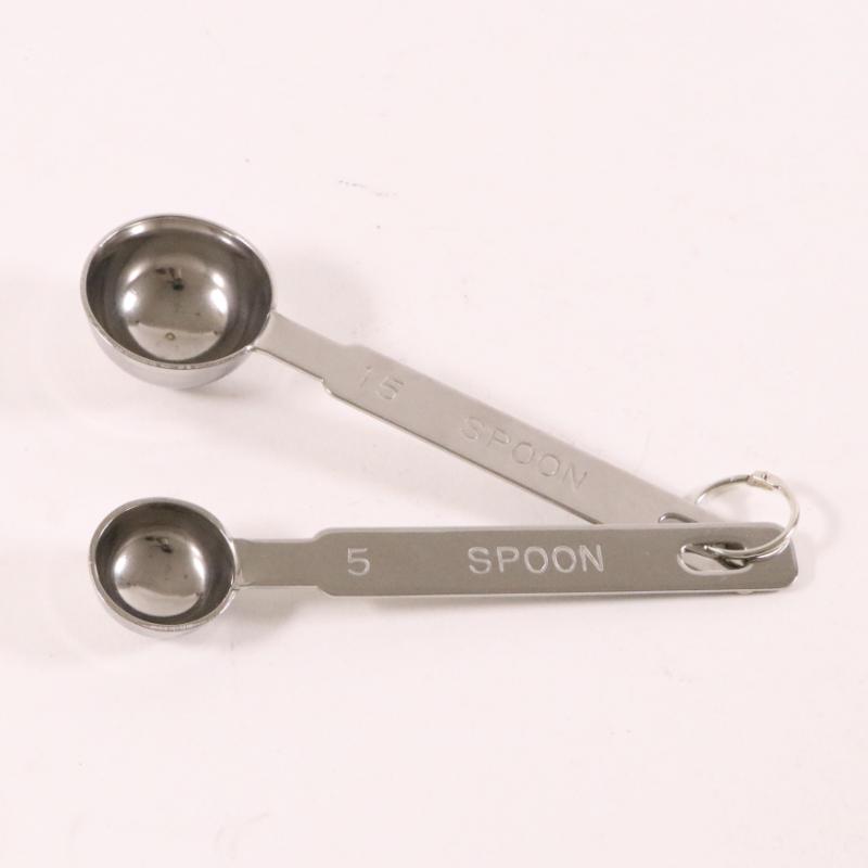 調理用品 kan 18-8厚口計量スプーン 2本組 カンダ画像