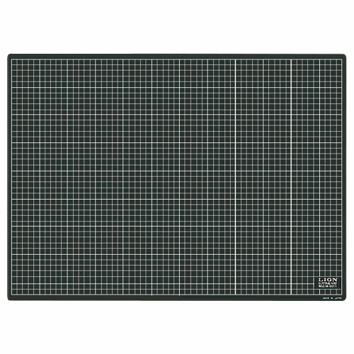 ｶｯﾃｨﾝｸﾞﾏｯﾄ 再生PVC製 両面使用 620×450×3mm 黒/黒 1枚