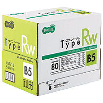 αｴｺﾍﾟｰﾊﾟｰ ﾀｲﾌﾟRW B5 1箱(2500枚:500枚x5冊)画像