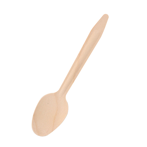 HEIKO 木製スプーン ワイド 163mm バラ(個包装なし) 100本画像