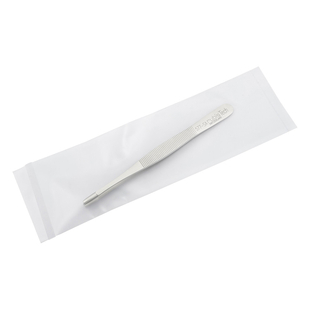 特殊作業用ピンセット　凹　耐酸鋼画像