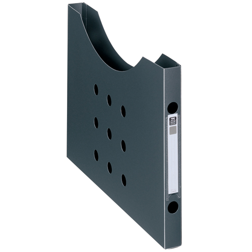 ﾎﾞｯｸｽﾌｧｲﾙ(ﾉｲﾙ) ｽﾘﾑﾀｲﾌﾟ A4ﾖｺ 背幅25mm ﾌﾞﾗｯｸ 1個画像