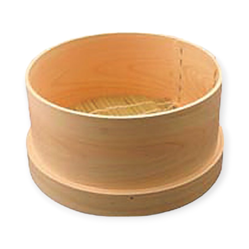 調理用品 桧和セイロ(羽釜用) 33cm 底裏内径345(4穴) スダレ付画像
