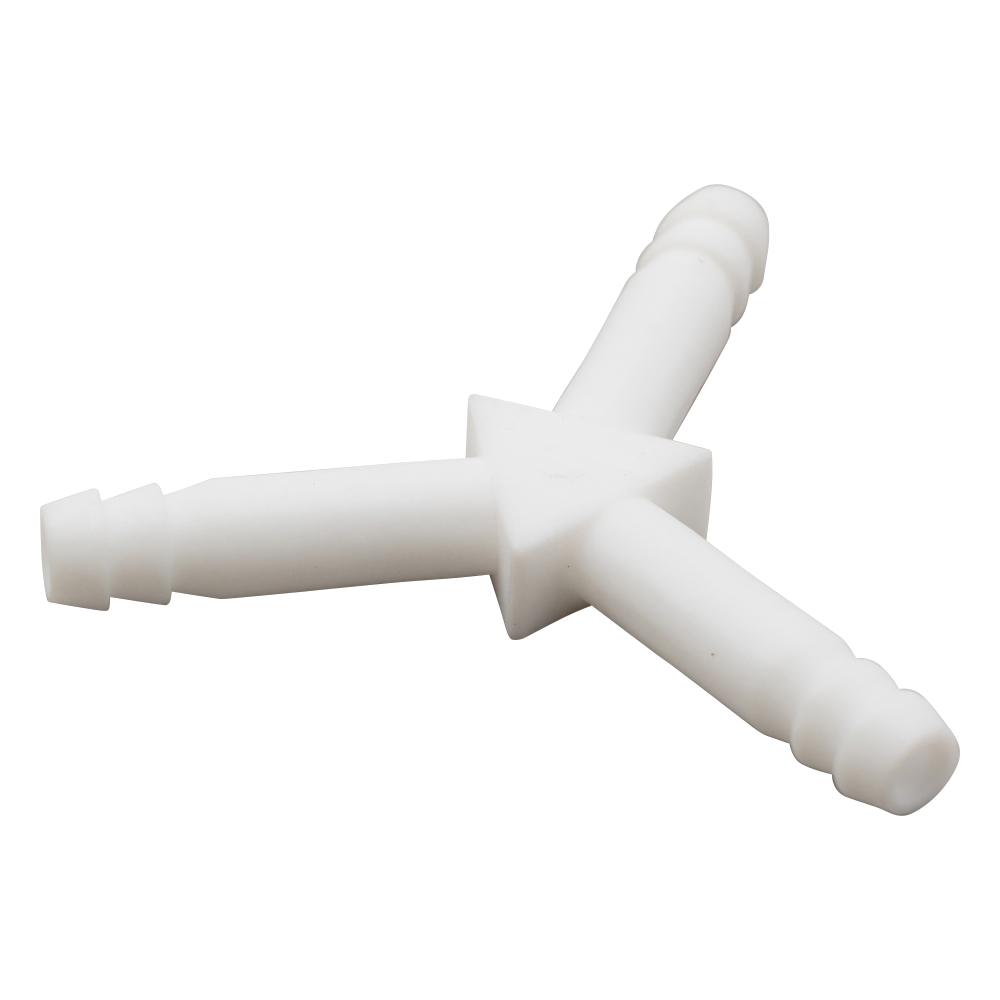 PTFEチューブコネクター（耐熱・耐薬品） Y型 接続口外径6.8mm画像