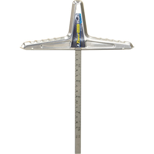 丸ﾉｺｶﾞｲﾄﾞ定規 Tｽﾗｲﾄﾞﾍﾞｰｼｯｸ 15cm併用目盛 1本画像