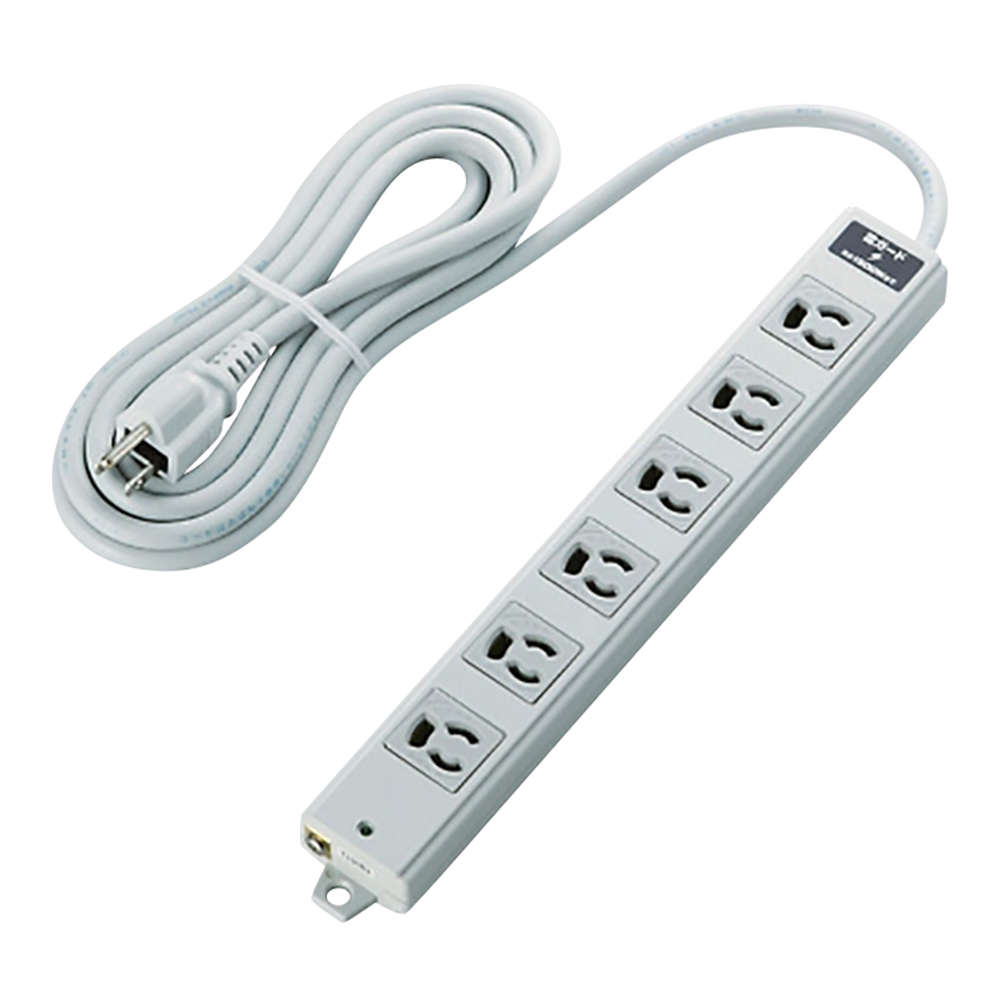 二重構造OAタップ　雷サージ　6口　3m画像