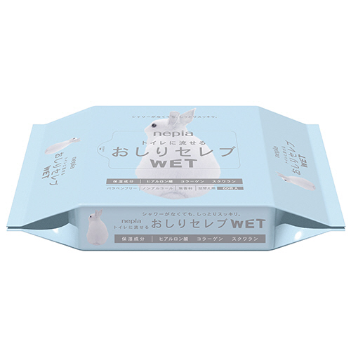 おしりｾﾚﾌﾞ WET 詰替 1ﾊﾟｯｸ(60枚)