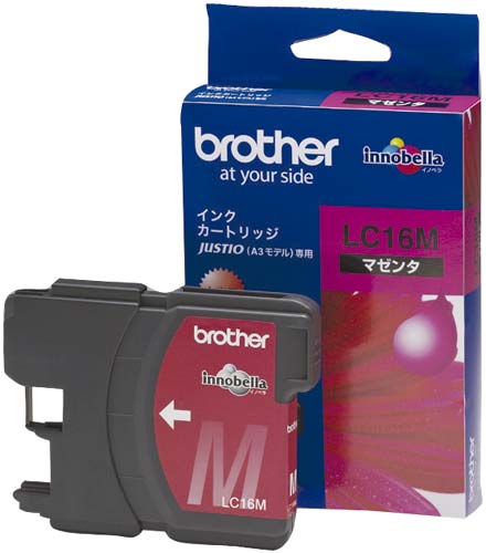 純正インク　ＬＣ１６Ｍ　マゼンタ　２個画像