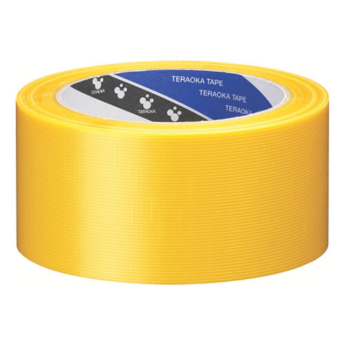 寺岡製作所 Ｐ－カットテープ No.4140 黄 ５０ｍｍＸ２５Ｍ50mm×25m 4140Y50X25画像