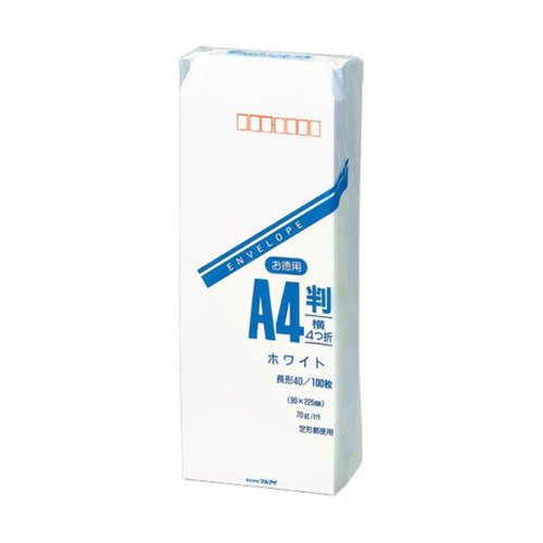 長4070G100枚入お徳用ホワイト マルアイ [ケース販売]