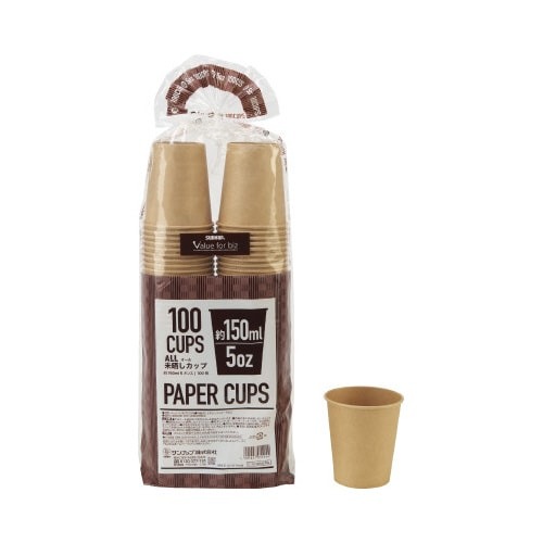 オール未晒しカップ１５０ｍｌ　１００個×３０画像