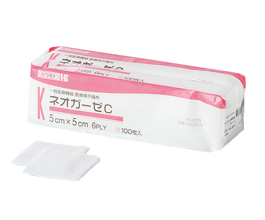 ネオガーゼC　50×50mm　6ply　100枚入画像