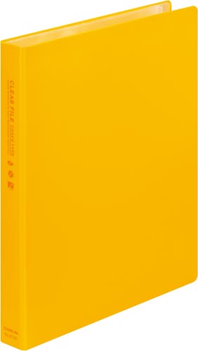 クリア－ファイルチャックタイプＡ５　１２Ｐ黄　５冊画像