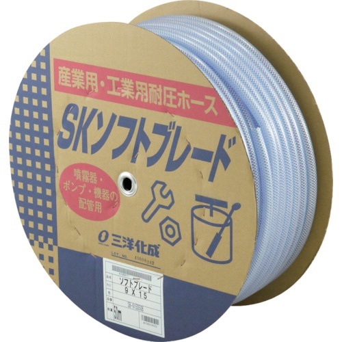 SKｿﾌﾄﾌﾞﾚｰﾄﾞﾎｰｽ 9×15 50mﾄﾞﾗﾑ巻 1巻画像