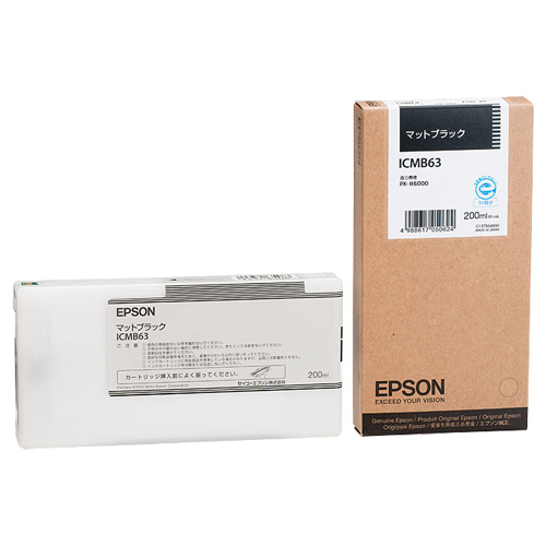 ｲﾝｸｶｰﾄﾘｯｼﾞ ﾏｯﾄﾌﾞﾗｯｸ 200mL ICMB63 1個画像