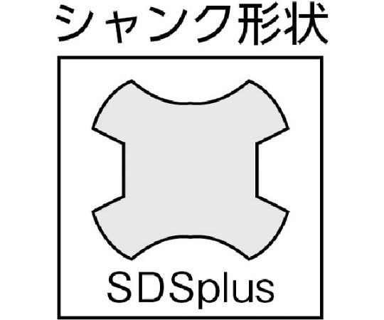 SDSプラス S4 7.2×160mm パッケージに対して斜め上から撮影され、内容物の一部が見える状態