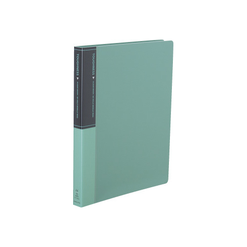 クリヤーブック　タフネス　ミドルリングＡ４　緑画像