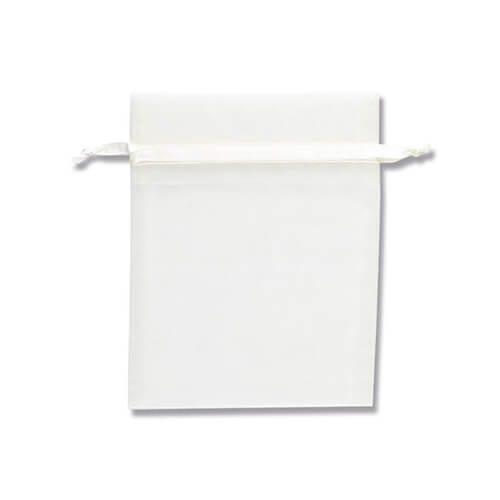 オーガンジーバッグ Ｍ アイボリー １０枚画像