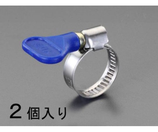 40- 60mm 手締めホースｸﾗﾝﾌﾟ(ｽﾃﾝﾚｽ製/2個)