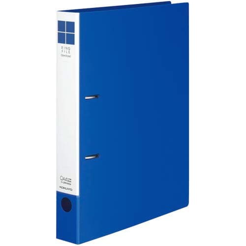 リングＦスリムスタイル青Ａ４縦背幅４２ｍｍ１０冊画像