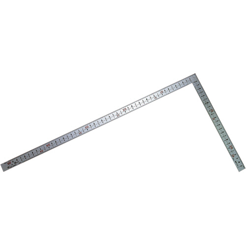 ｼﾝﾜ 曲尺厚手広巾 ｼﾙﾊﾞｰ30cm建築･鉄工用 表裏目盛 8段cm数 1本画像