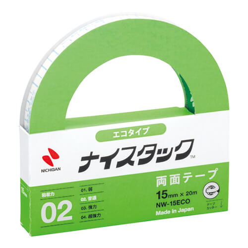 ニチバン 両面テープ ナイスタック（大巻） エコのり仕様 15mm×20m NW15ECO画像