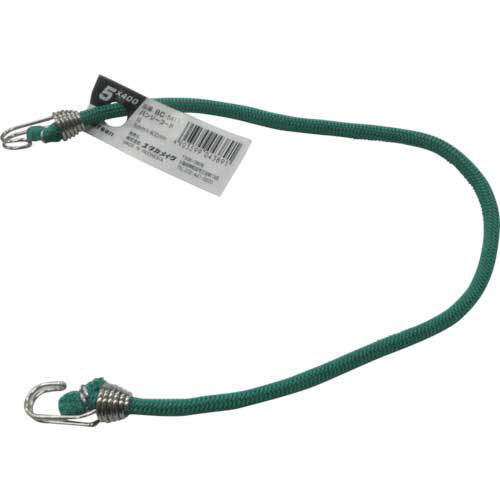 ｺﾞﾑ ﾊﾞﾝｼﾞｰｺｰﾄﾞ 5mm×400mm 緑 1本画像