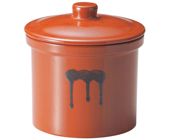 蓋付切立瓶　4号　7.2L　紅星窯画像