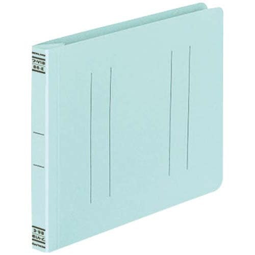 フラットファイルＶ樹脂とじ具　Ｂ６横　青　１０冊画像