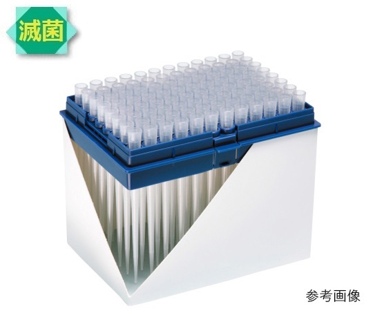 200μL ロング フィルターチップ 交換プレート 滅菌 1箱（96本×10プレート入）画像