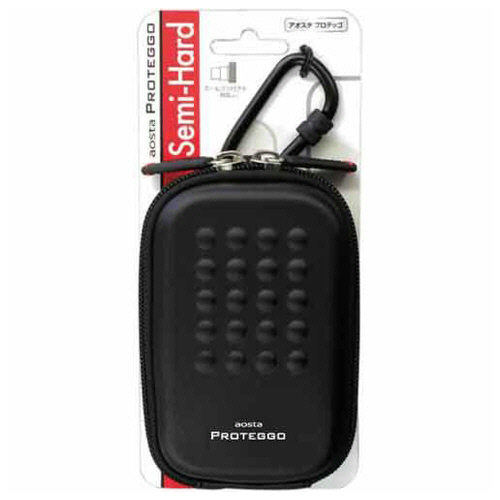 ﾃﾞｼﾞﾀﾙｶﾒﾗ用ﾎﾟｰﾁ aosta PROTEGGO ﾌﾞﾗｯｸ 1個画像