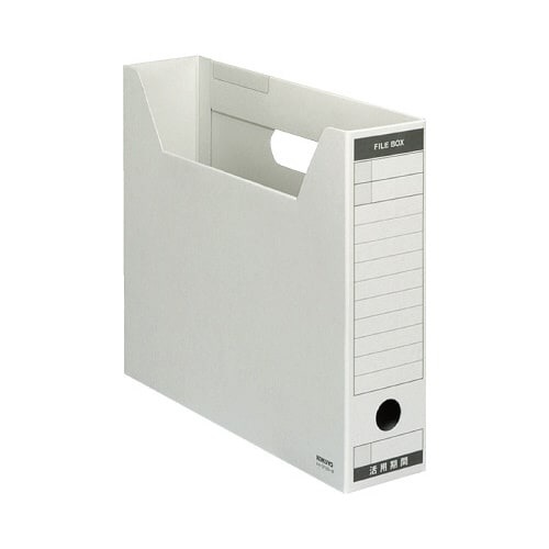 ファイルボックス　Ｂタイプスリム　Ａ４横　灰画像