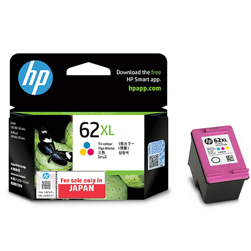 HP62XL ｲﾝｸｶｰﾄﾘｯｼﾞ 3色ｶﾗｰ 増量 C2P07AA 1個画像