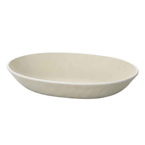 プレート 24cm オーバル tottua ホワイト画像