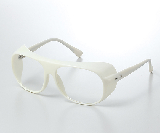 保護めがね アイカップフレーム 耐熱耐薬品特殊フレーム ホワイト画像