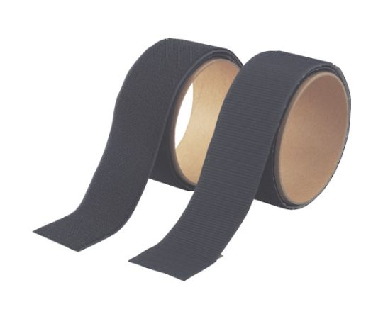 マジックテープ®セット強粘着　幅50mm長さ1m黒（1巻=1セット）画像
