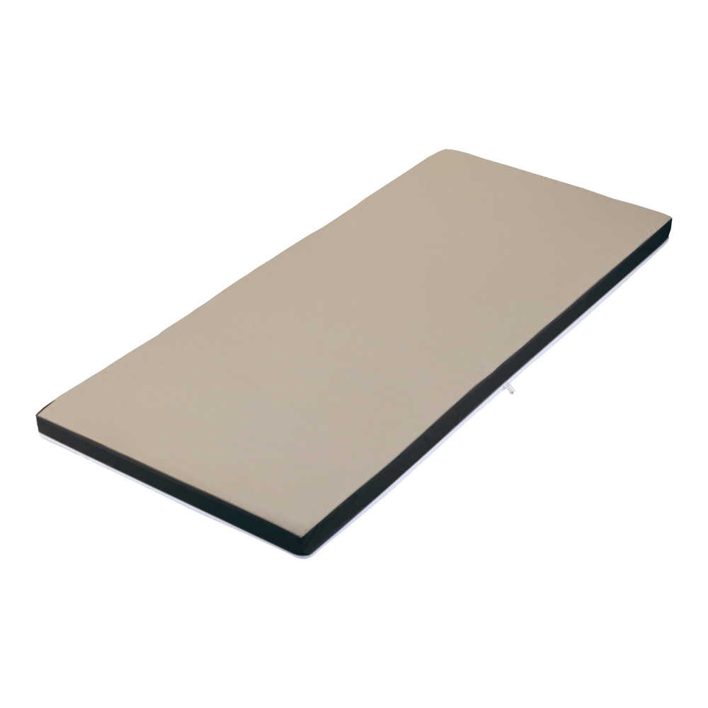 洗えるムレない体圧分散マットレス（二層一体構造）1890×910×80mm ベージュ