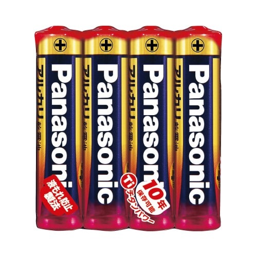 アルカリ乾電池　単４　４本入画像