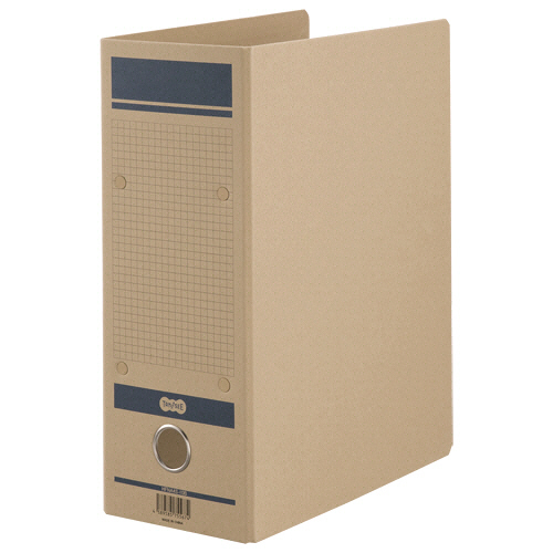 保存用ﾌｧｲﾙN(片開き) A4ﾀﾃ 1000枚収容 100mmとじ 青 1ｾｯﾄ(12冊)画像