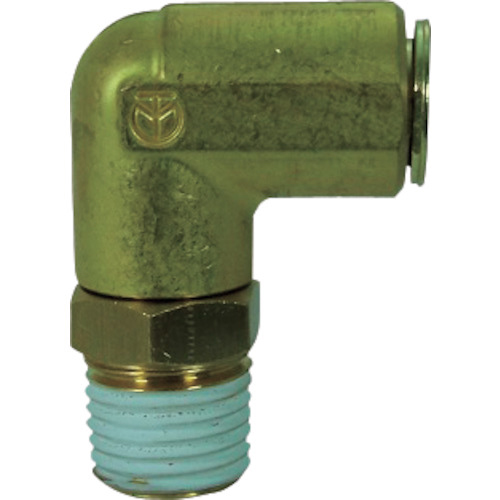 冷却水配管用ﾀｯﾁｺﾈｸﾀｰﾌｼﾞVﾀｲﾌﾟﾒｲﾙｴﾙﾎﾞ(金属) 10mm･R1/8 1個画像