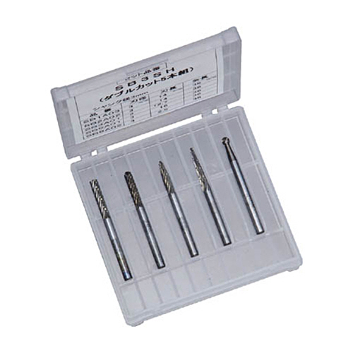 超硬ﾊﾞｰ5本組ｾｯﾄ ｼｬﾝｸ径6mm 1ｾｯﾄ画像