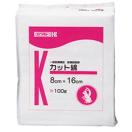 カット綿　８×１６ｃｍ　１００ｇ　×５画像