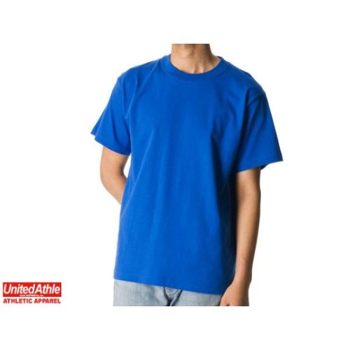 5001綿Tシャツ XL ゴールド United Athle 金色のTシャツが上から見える状態